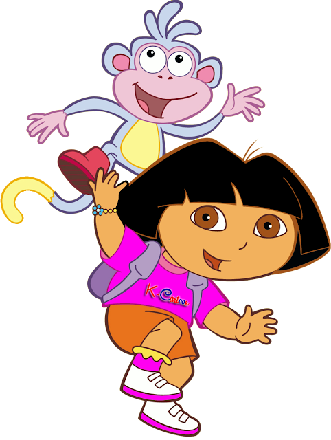 Gambar Kartun Dora Vektor Format PNG Siap Edit - K-Kartun