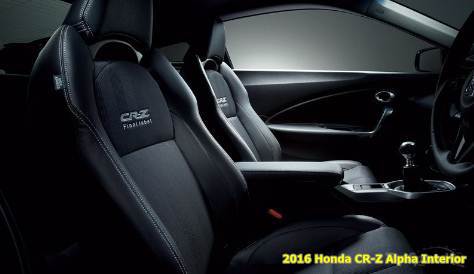2016 Honda CR-Z Alpha Final Label Edition
