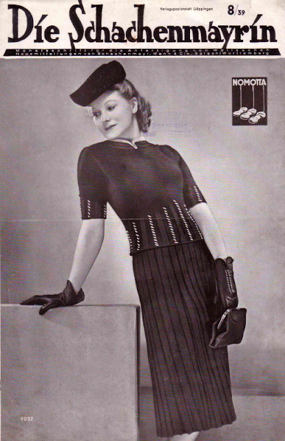 The Vintage Pattern Files: Free 1930's German Knitting Booklet - Die Schachenmayrin 8/39