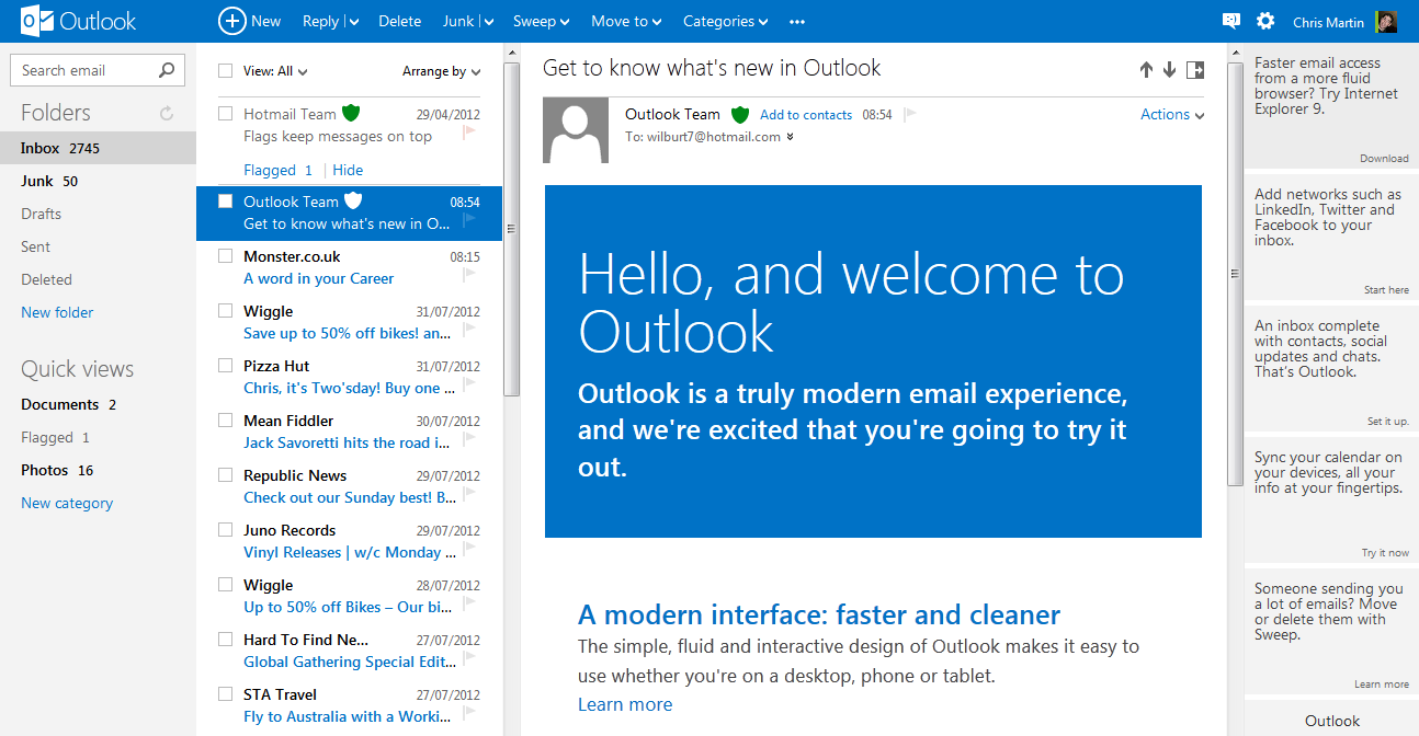 Outlook are now a Progressive Web App that you can install on any OS that support PWA apps