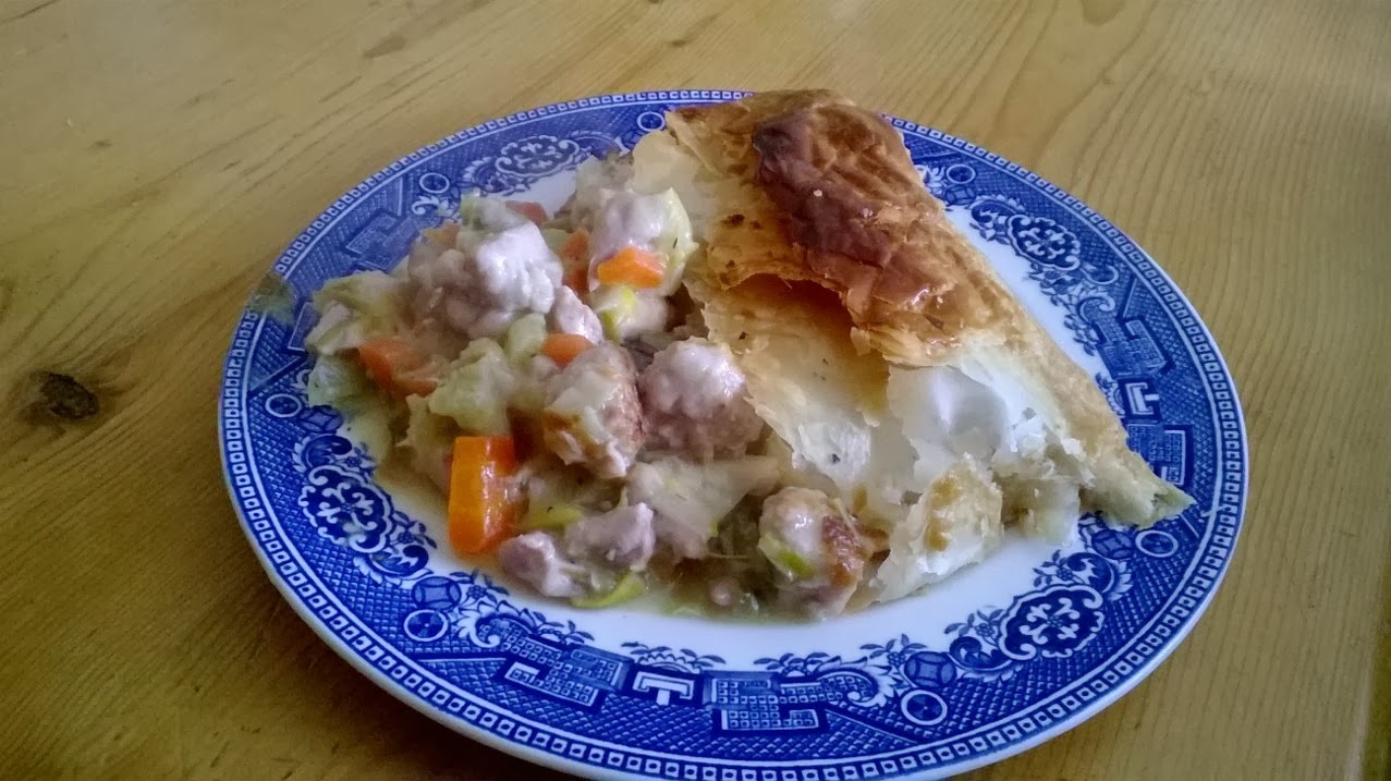 Pease Pudding and Saveloy: Jamie's chicken and leek pie