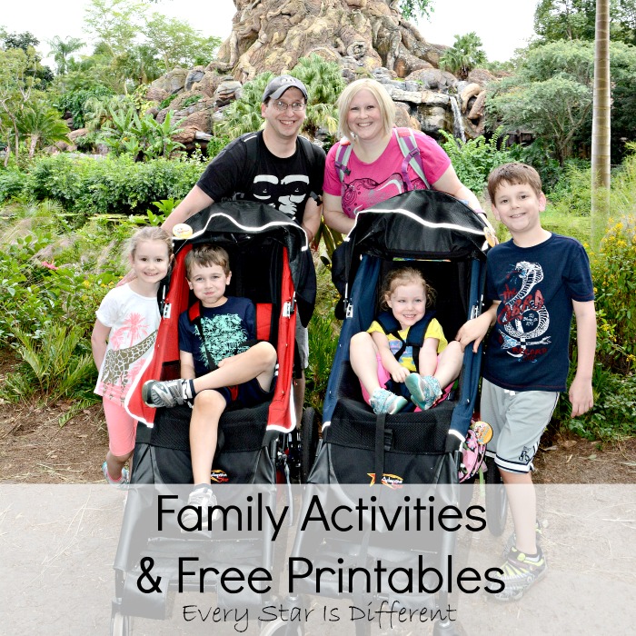 Family Activities & Free Printables