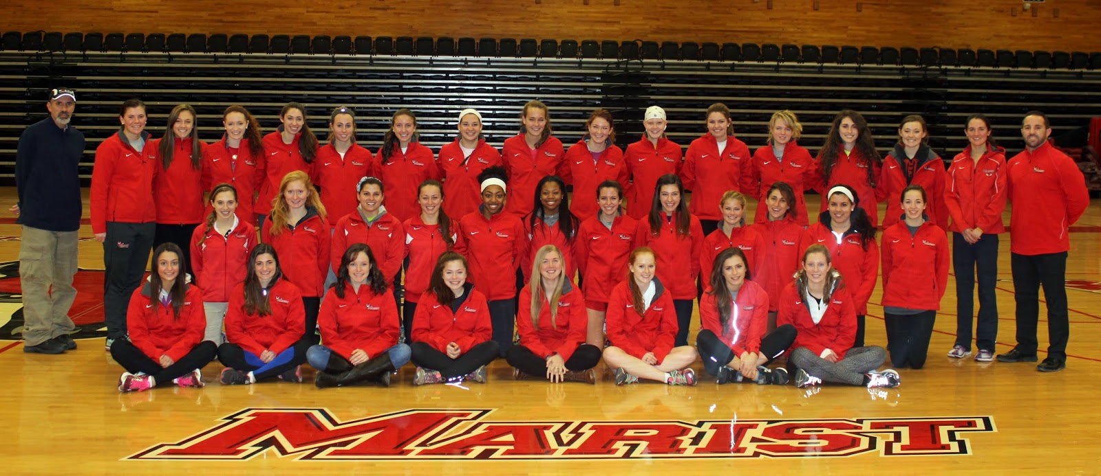 Marist Running Track team photos, circa 2015
