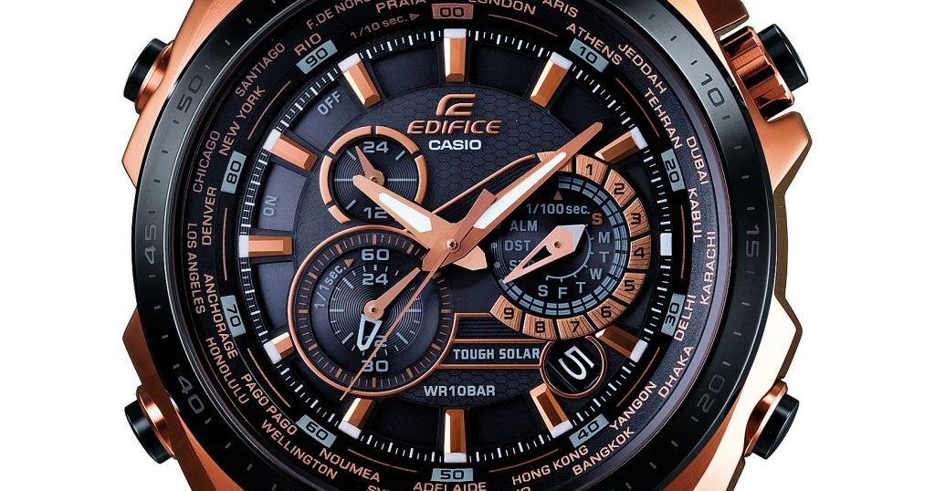Zona Casio: Nuevos Edifice Black X Rose Gold Series
