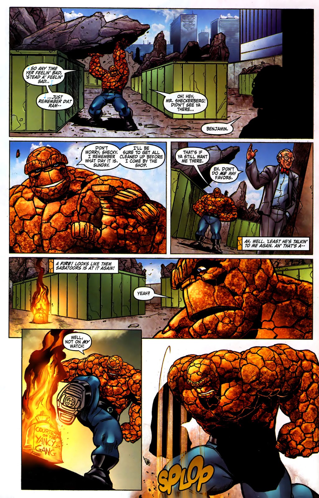 Read online The Thing (2006) comic -  Issue #5 - 21