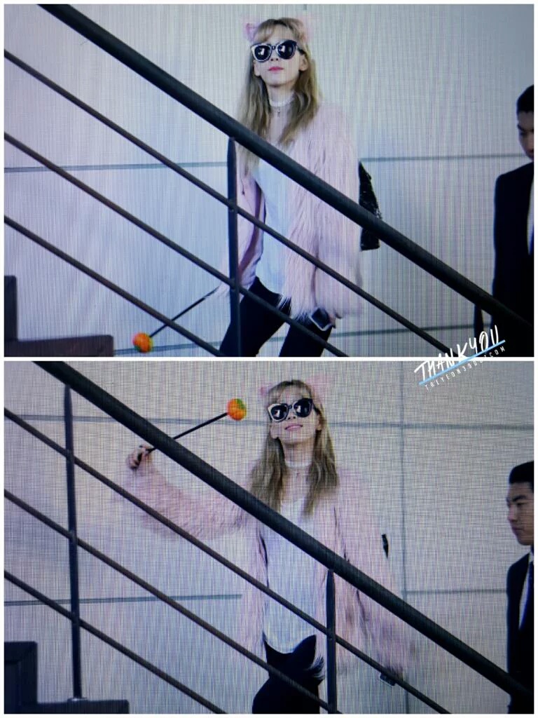 오늘 태연 출근길 (냥이코스프레) | 인스티즈