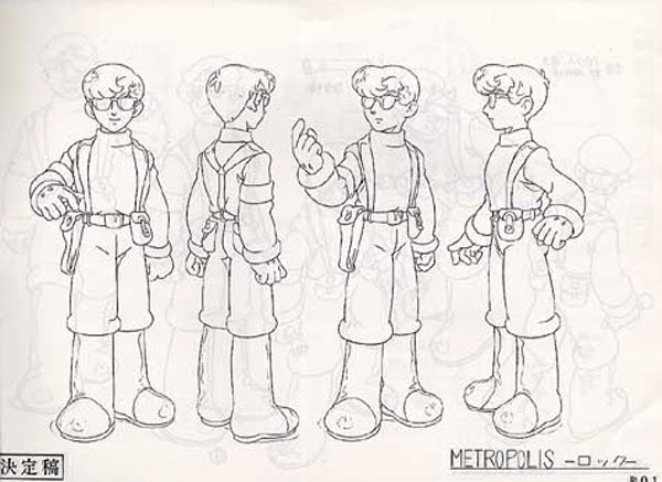 Living Lines Library Metoroporisu Metropolis 2001 Model Sheets