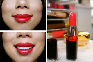 maybelline colorshow red lipstick