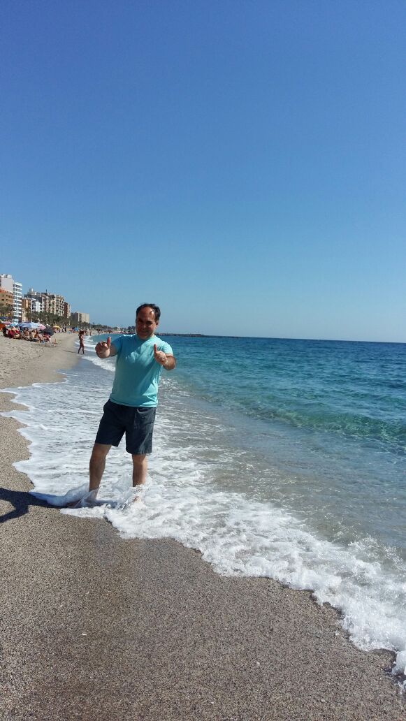 En las playas del Mediterráneo