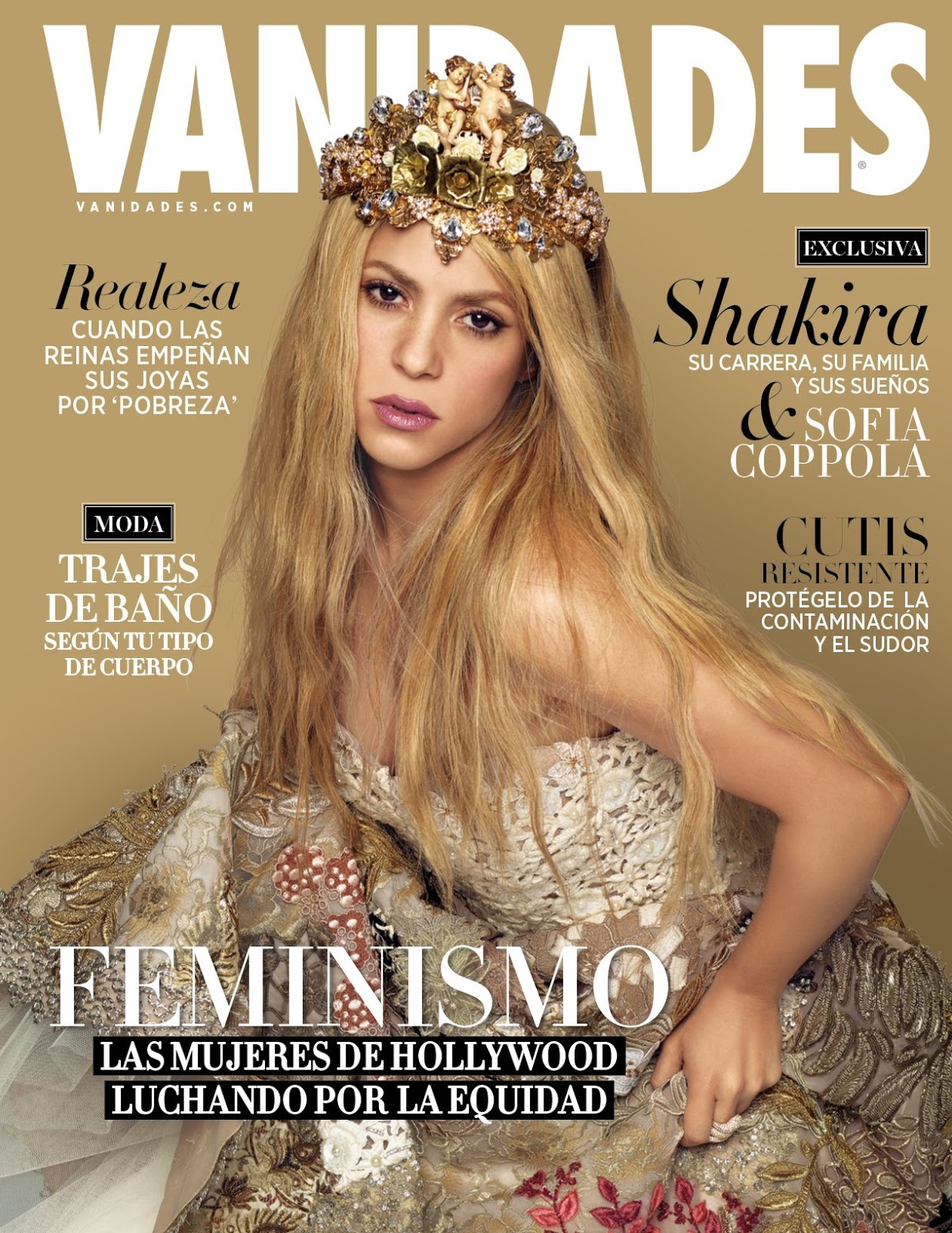 Shakira, portada de la revista Vanidades de México (Julio 2017)