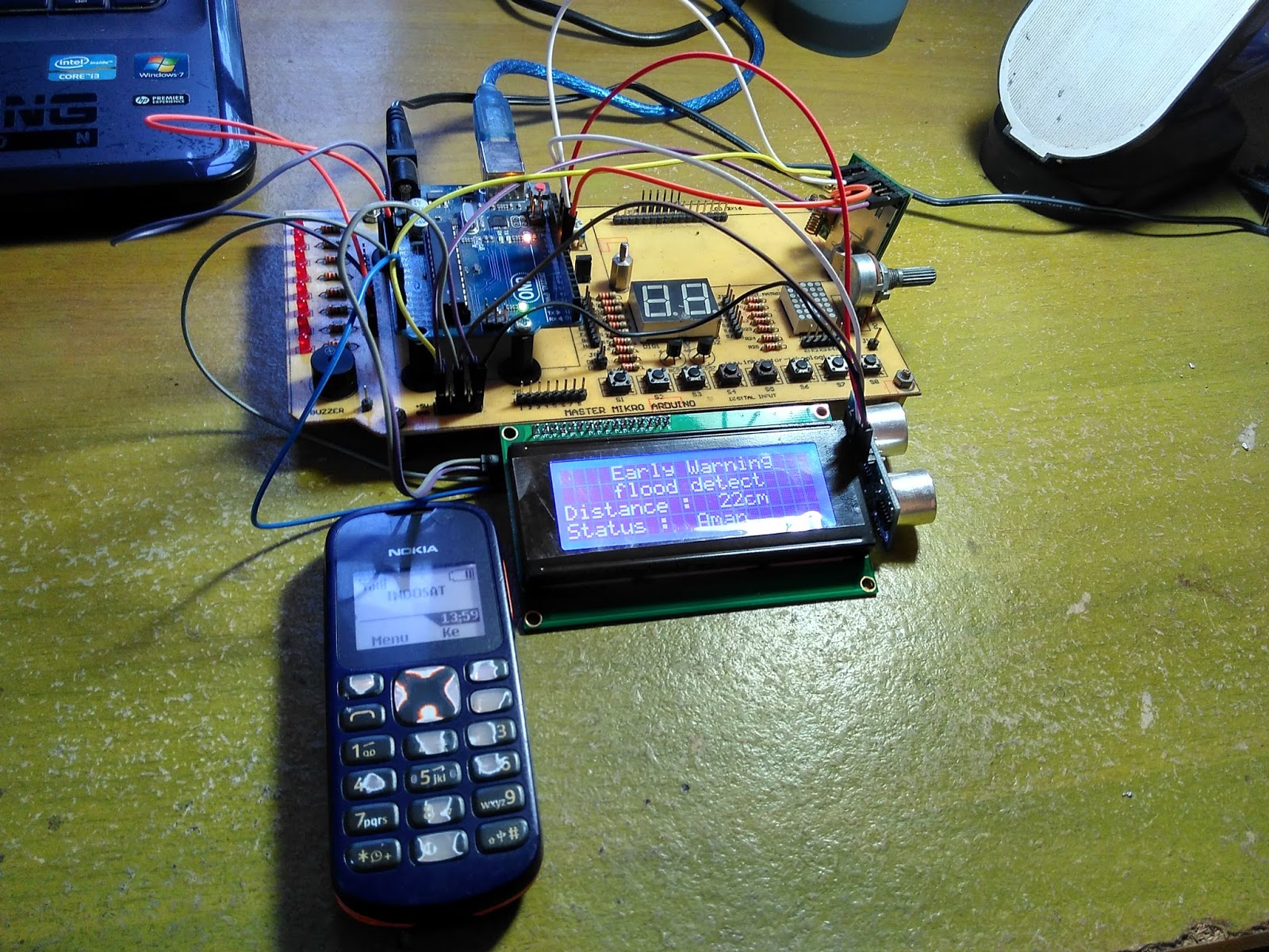 Flood Early Warning System with SMS