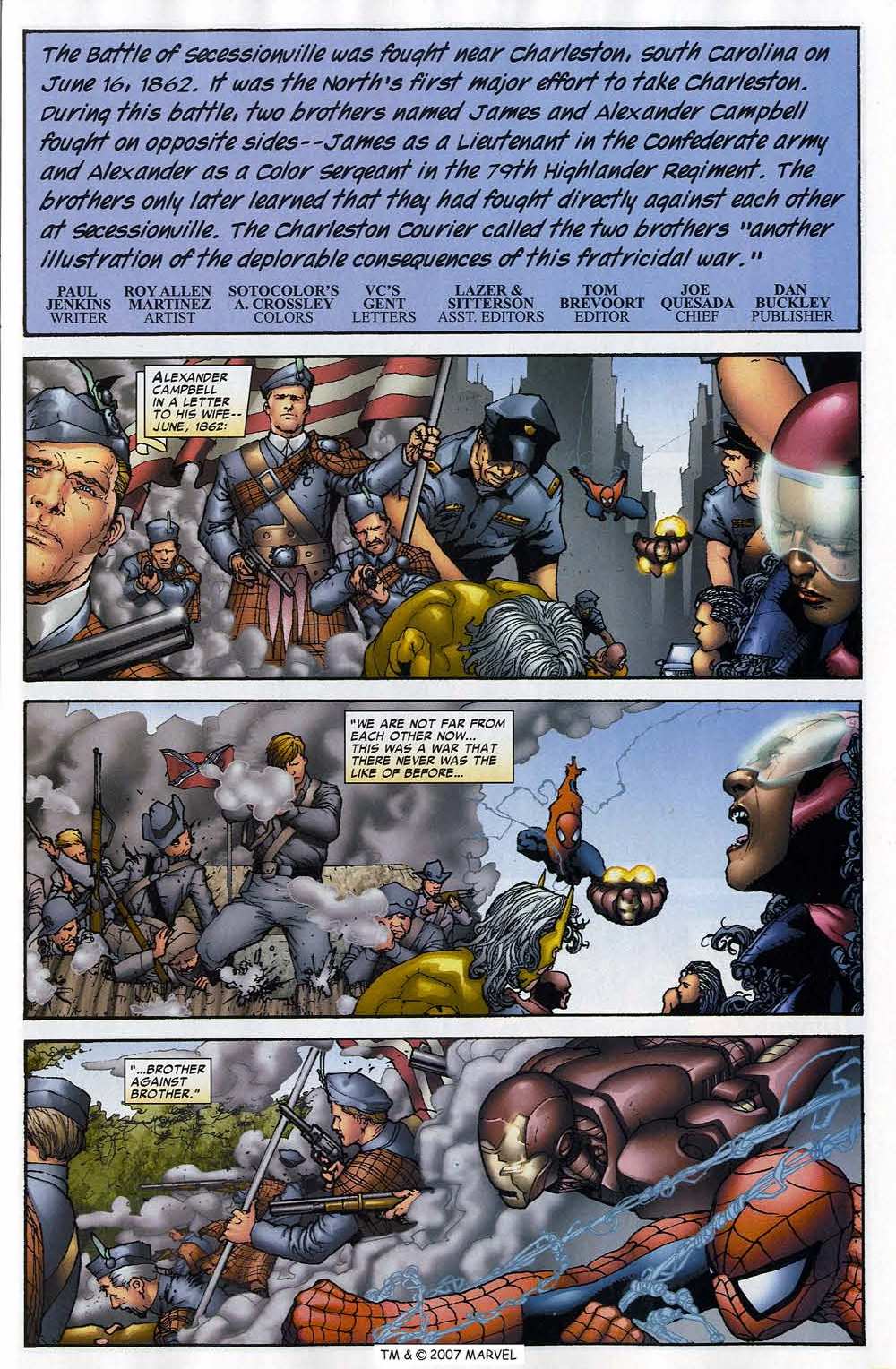 Civil War: Front Line Issue #5 #5 - English 31