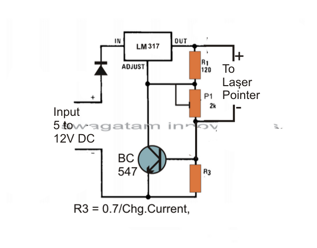 Laser Diode Driver Circuit - Current Controlled | Circuit Diagram Centre