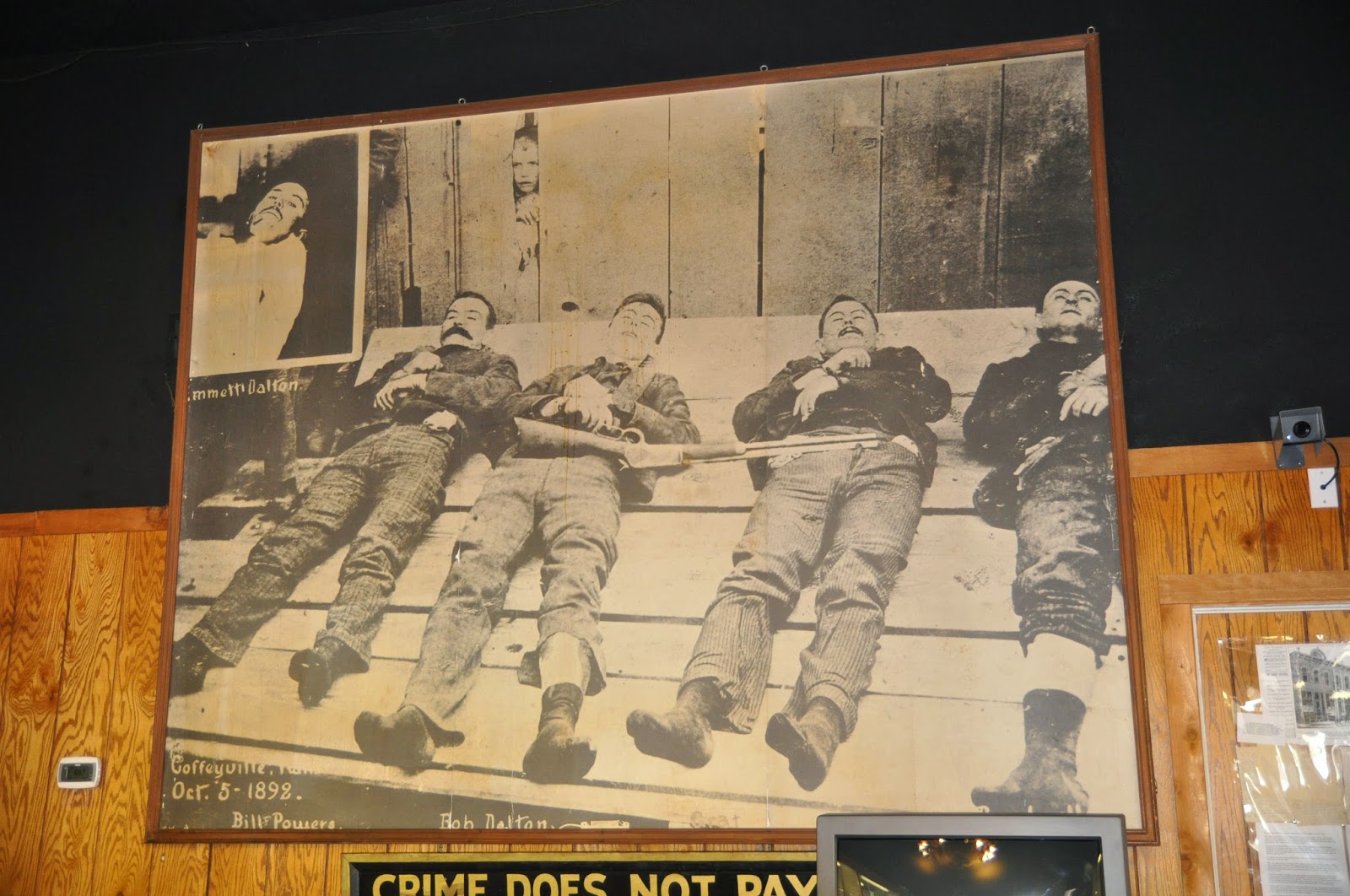 Dalton Gang Museum Coffeyville, MS the farmer and the southern belle
