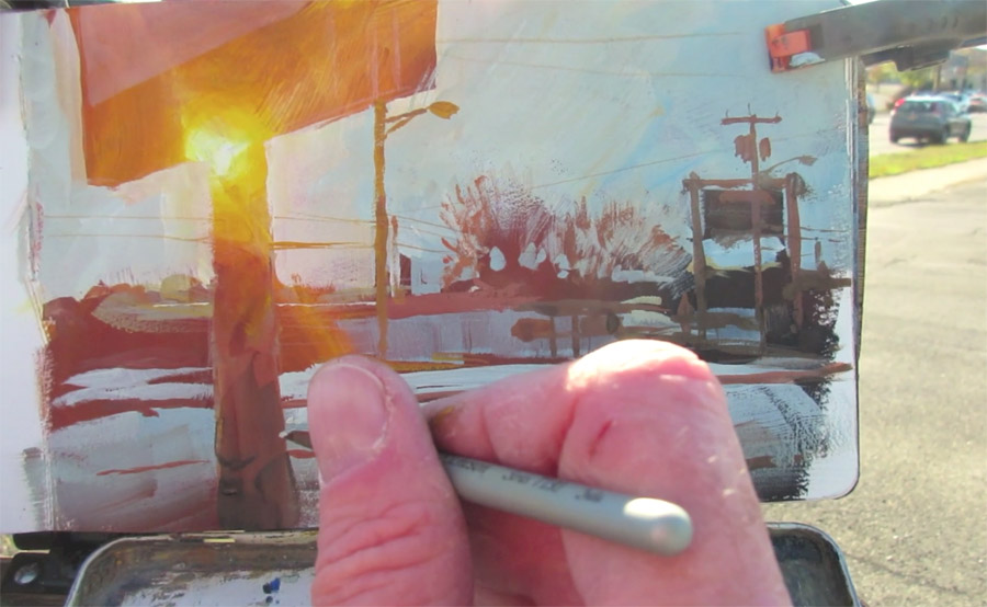 Gurney Journey Painting Across Edges