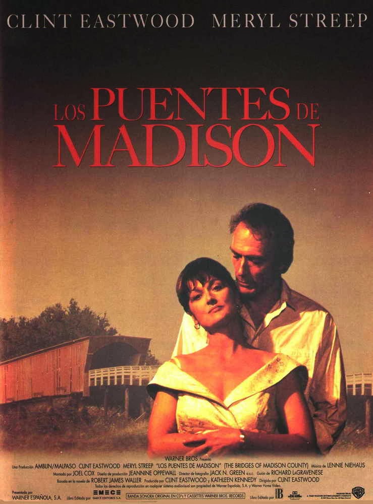 Los puentes de Madison. Clint Eastwood