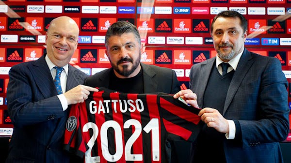 Oficial: El Milan renueva hasta 2021 a Gattuso