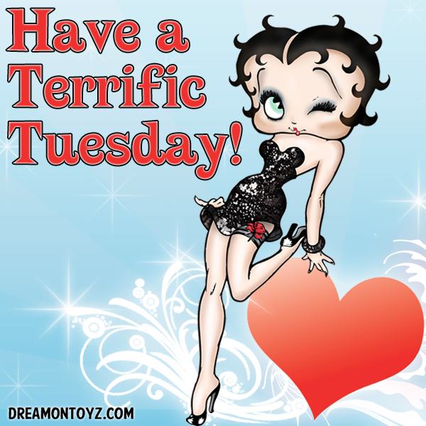 Betty Boop Happy Tuesday images.