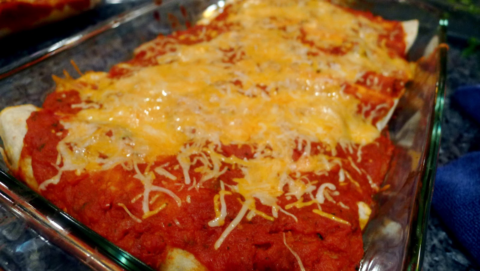 newFOOD tuesdayz Black Bean and Portobello Enchiladas with Roasted