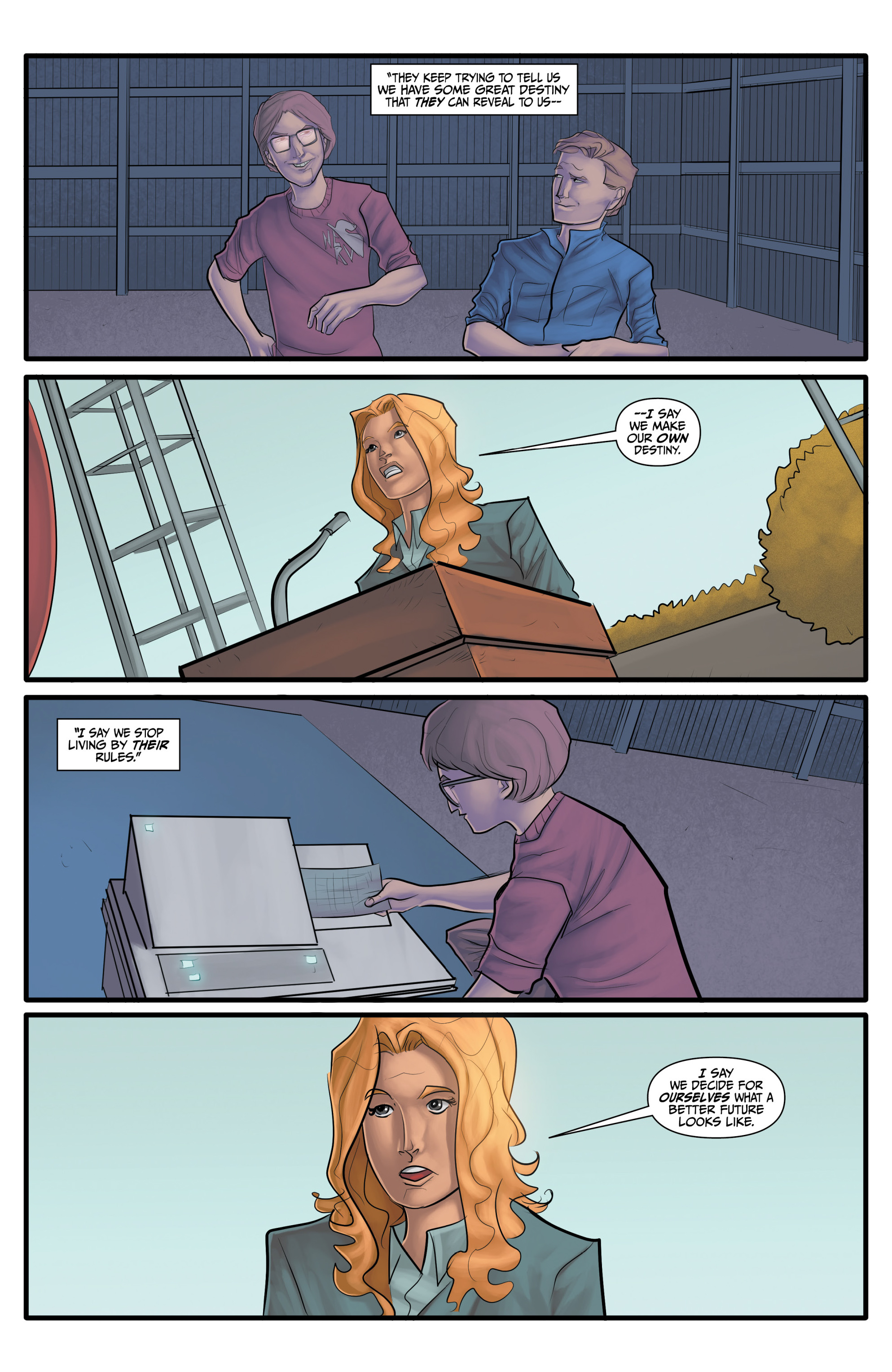 Read online Morning Glories comic -  Issue #49 - 8