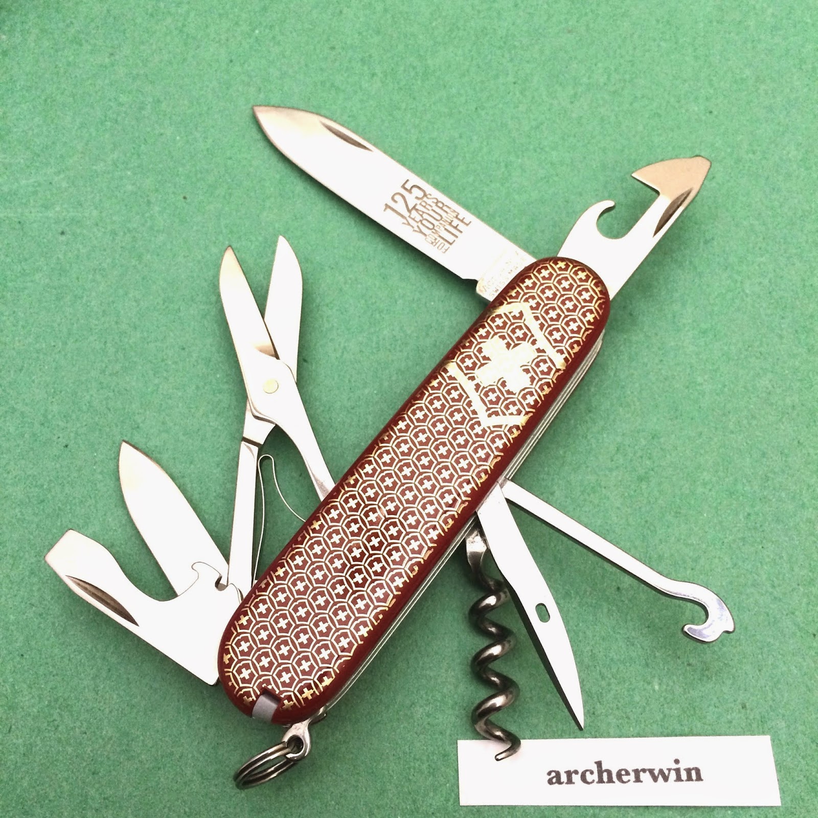 archerwin's Swiss Army Knives COLLECTION Victorinox Climber 125 year