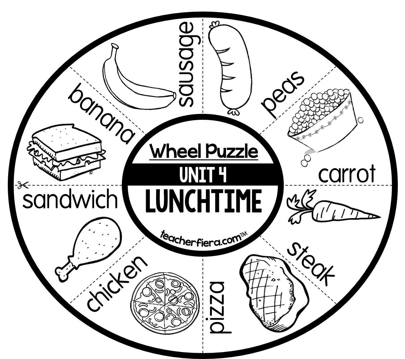YEAR 1 & 2 WHEEL PUZZLE SET BASED ON UNITS