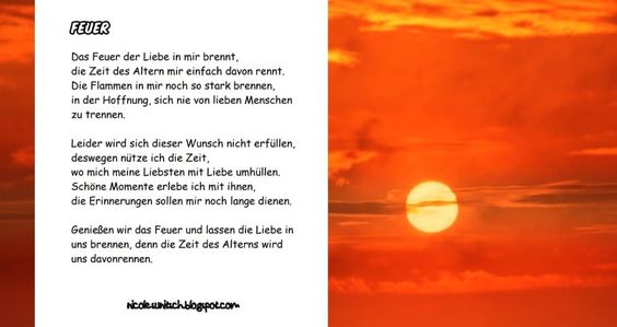 Gedichte Von Nicole Sunitsch Autorin Feuer Aus Dem Buch