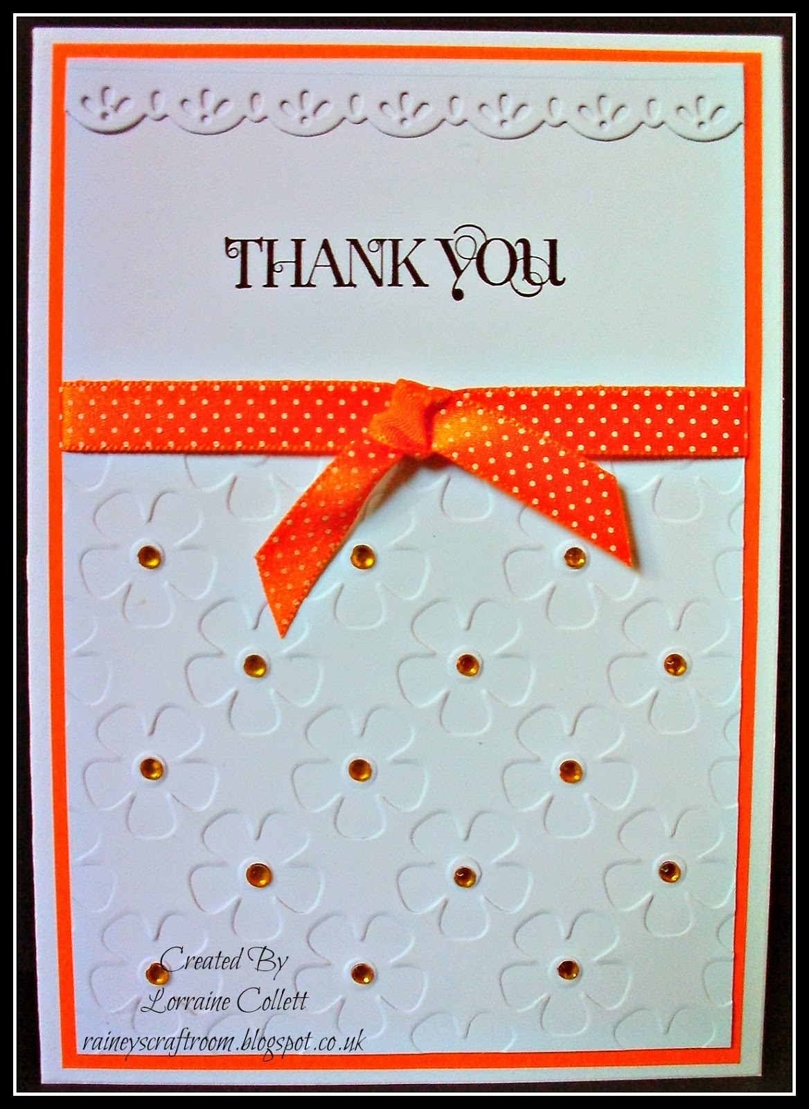 Rainey s Craft Room A Simple Thank You