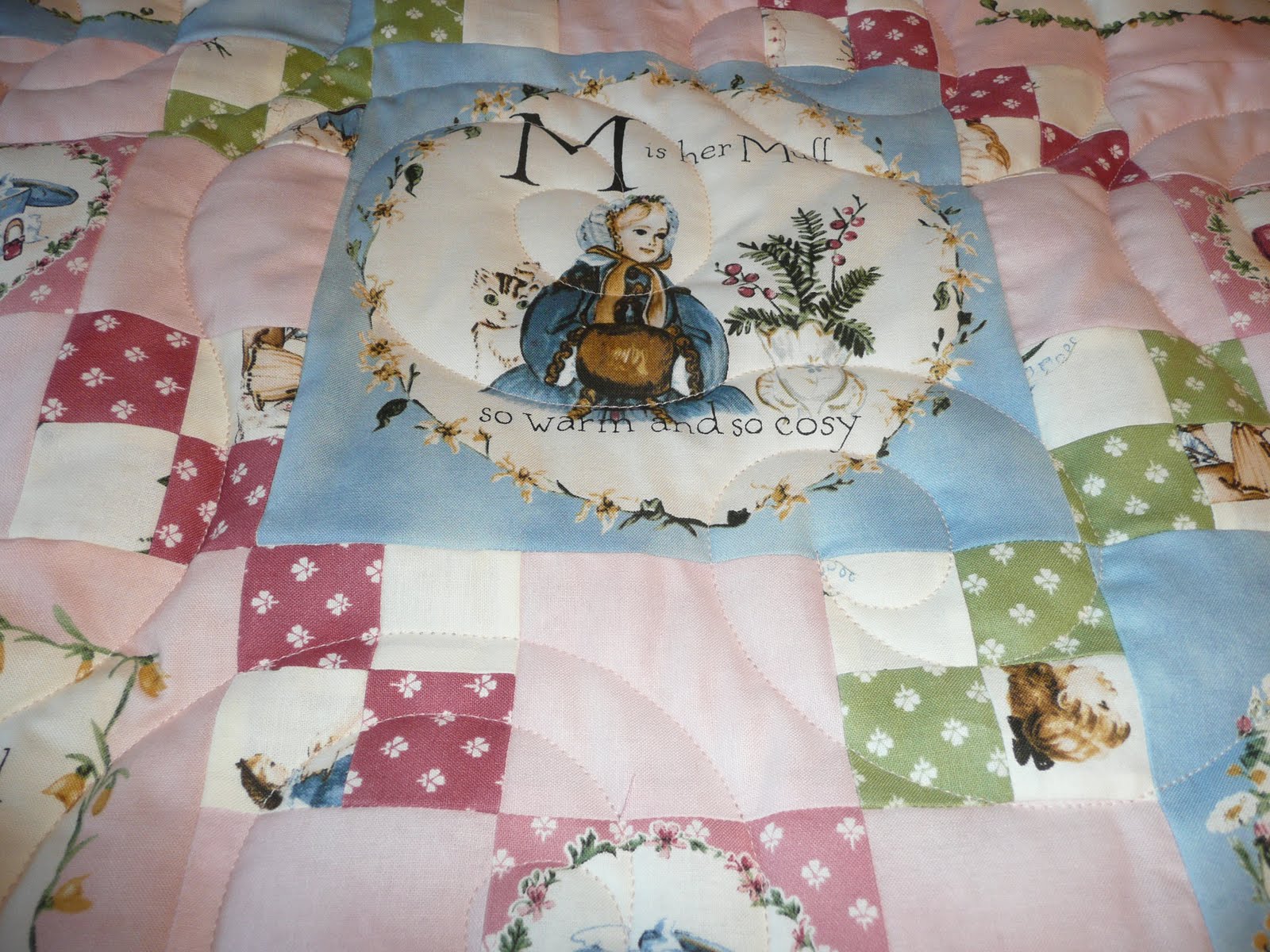 Acorn Ridge Quilting Peggy's A is for Annabelle Quilt