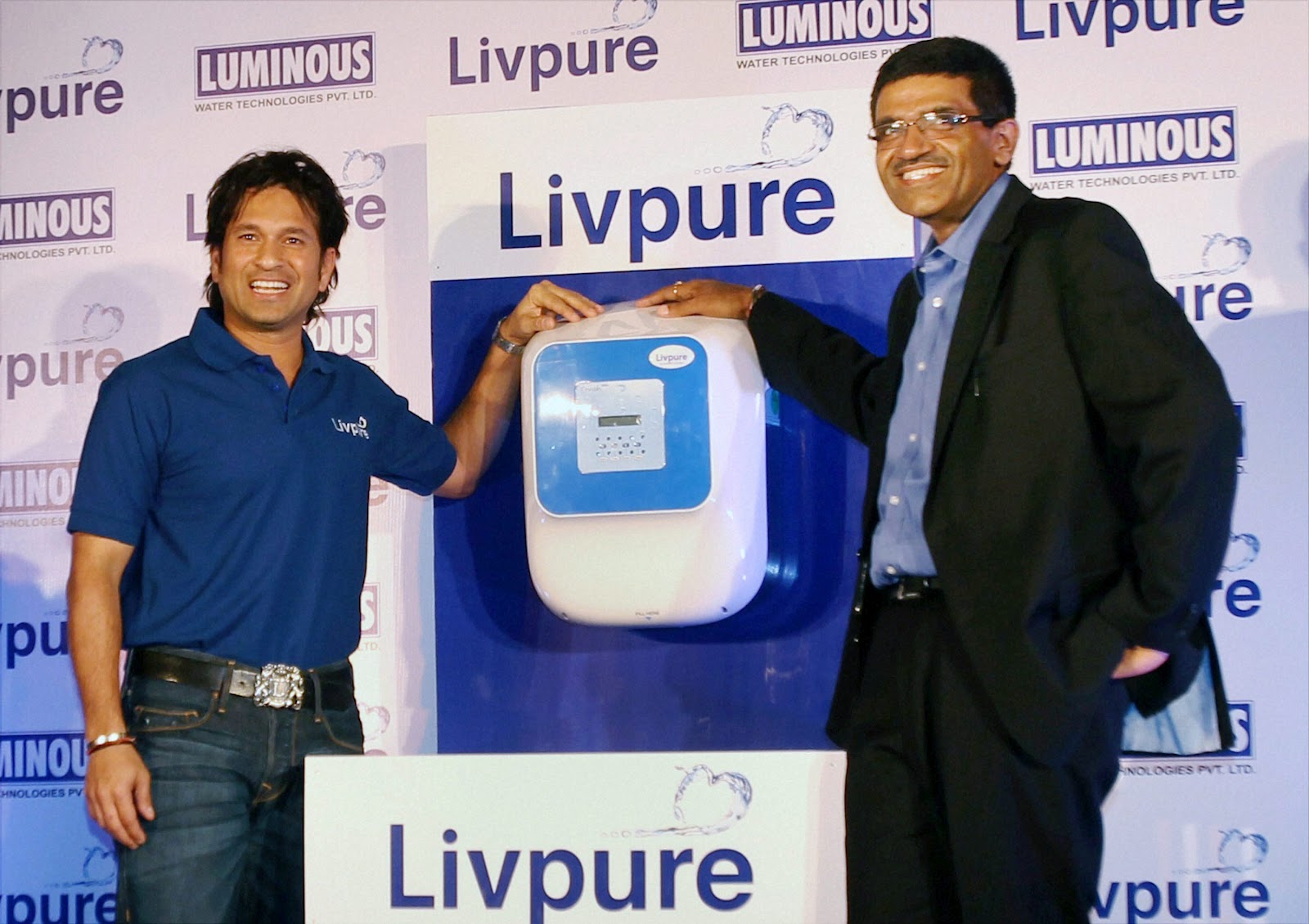 New Delhi Cricketer Sachin Tendulkar and Luminous Power Technologies