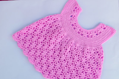 4 - Crochet Imagen Vestido rosa a crochet y ganchillo Majovel Crochet