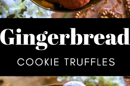 Gingerbread Cookie Truffles #christmas #cookies