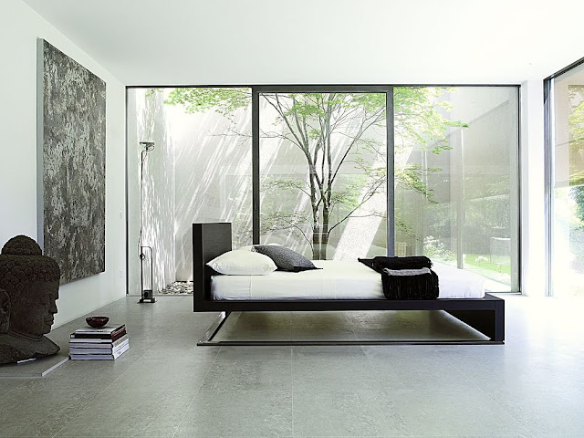 Contoh kamar tidur mewah dan nyaman dengan interior modern 