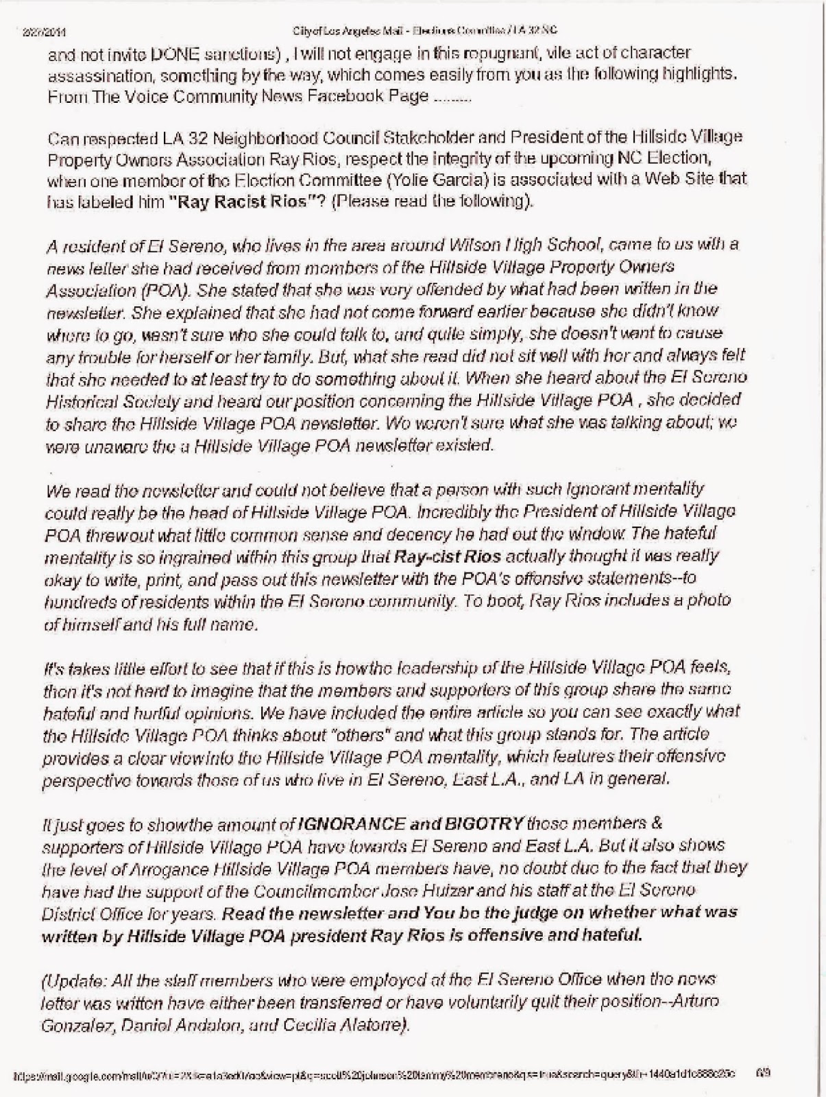 Mayor Sam's Sister City Home of Los Angeles Politics Dispatches from