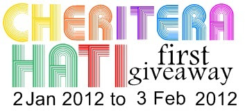 Cheritera Hati First Giveaway