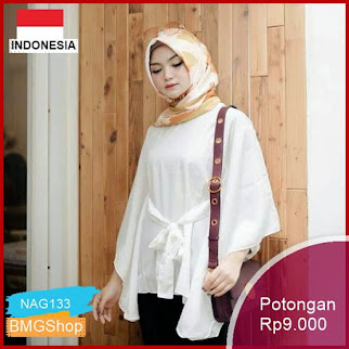 NAG133 Lf Brown Neci Atasan Xxl Jumbo Muslim 3l Bmgshop