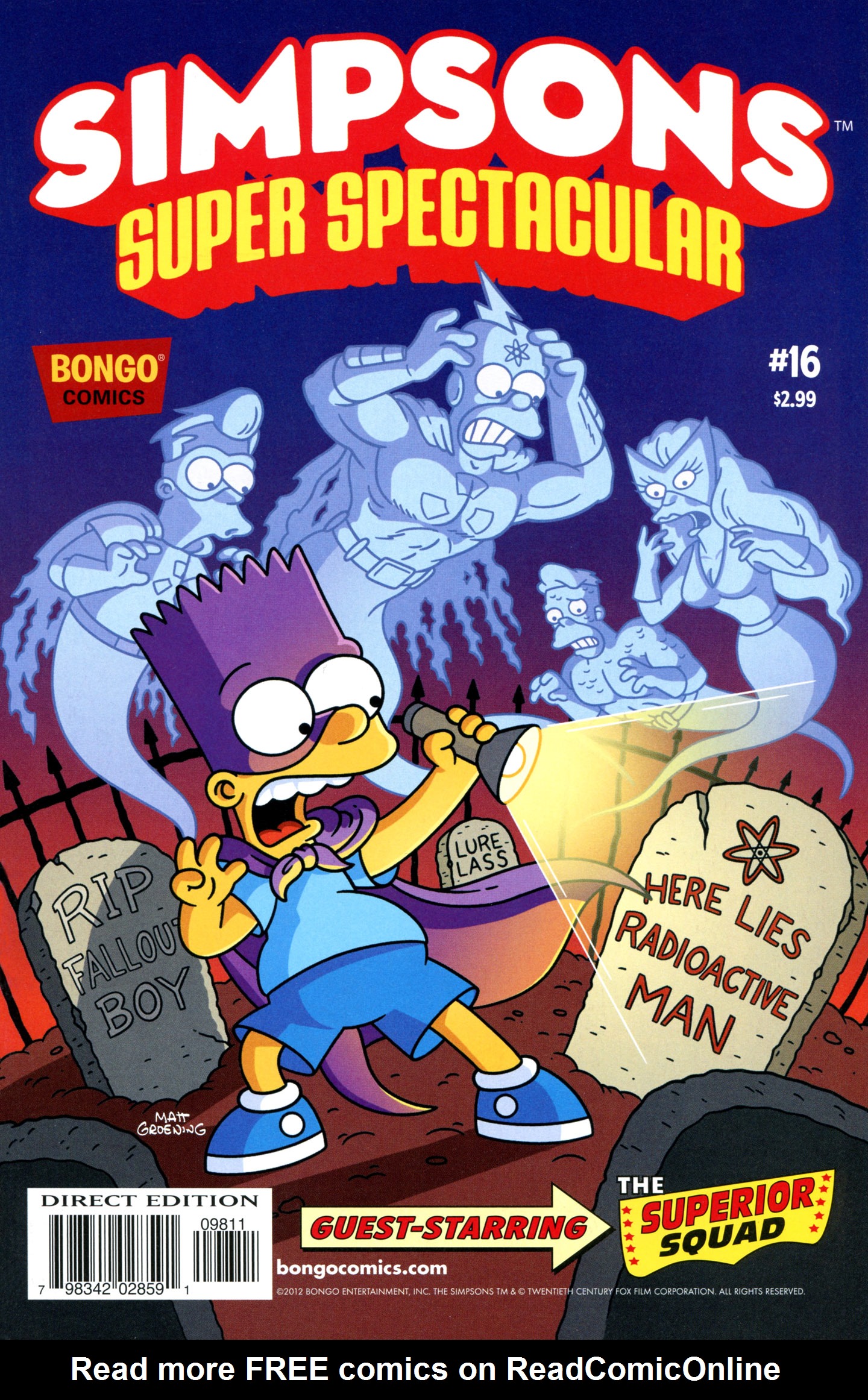 Read online Bongo Comics Presents Simpsons Super Spectacular comic -  Issue #16 - 1