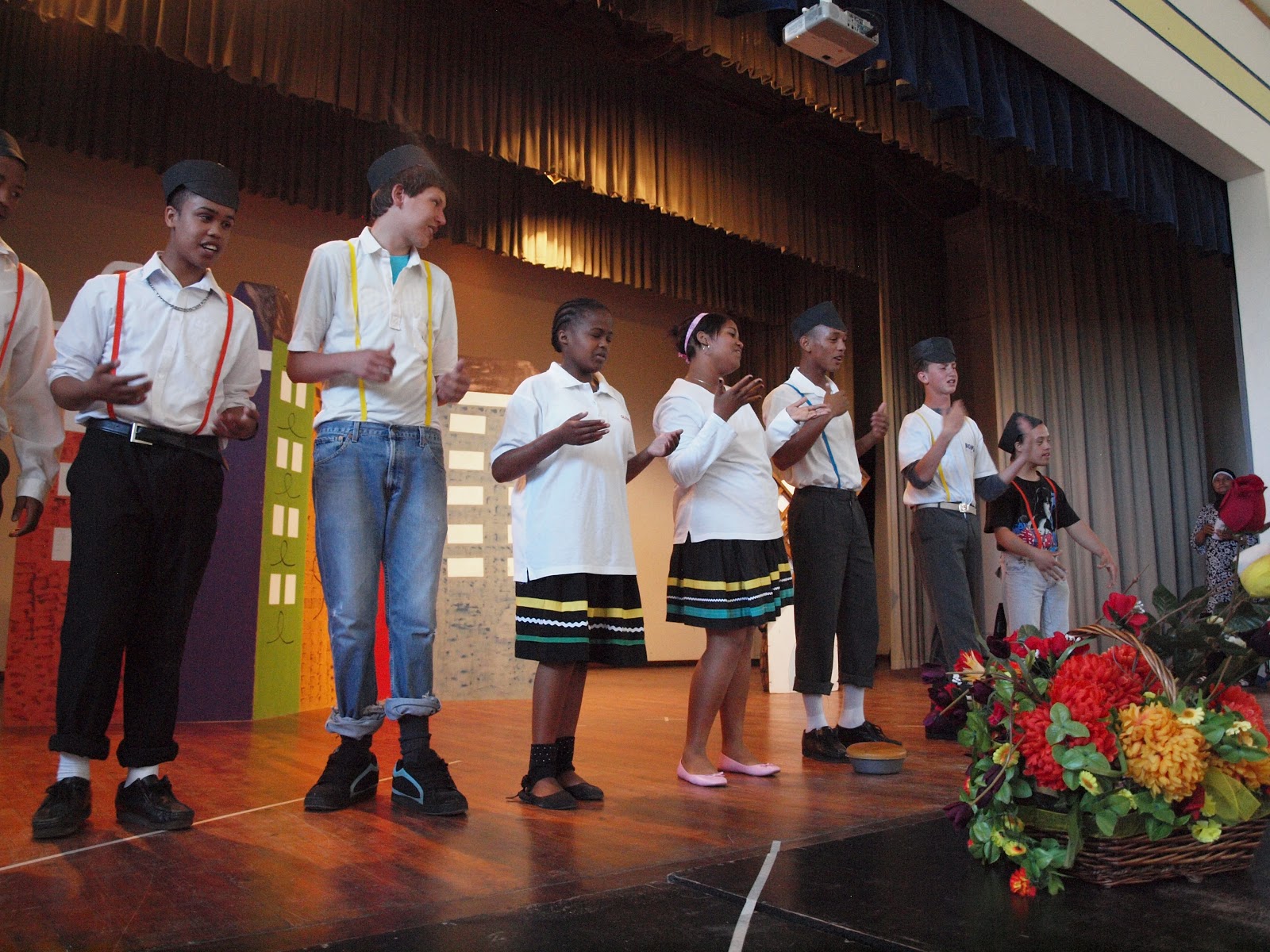 Glenbridge Special School in Cape Town performs the play 'Lazy Lak'
