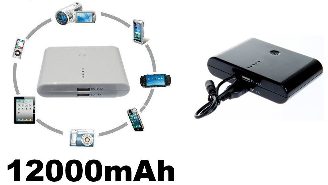 Universal 12000mAh Power Bank E Mobility Shop
