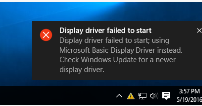 how to fix display driver failed to start how to fix display driver failed to start