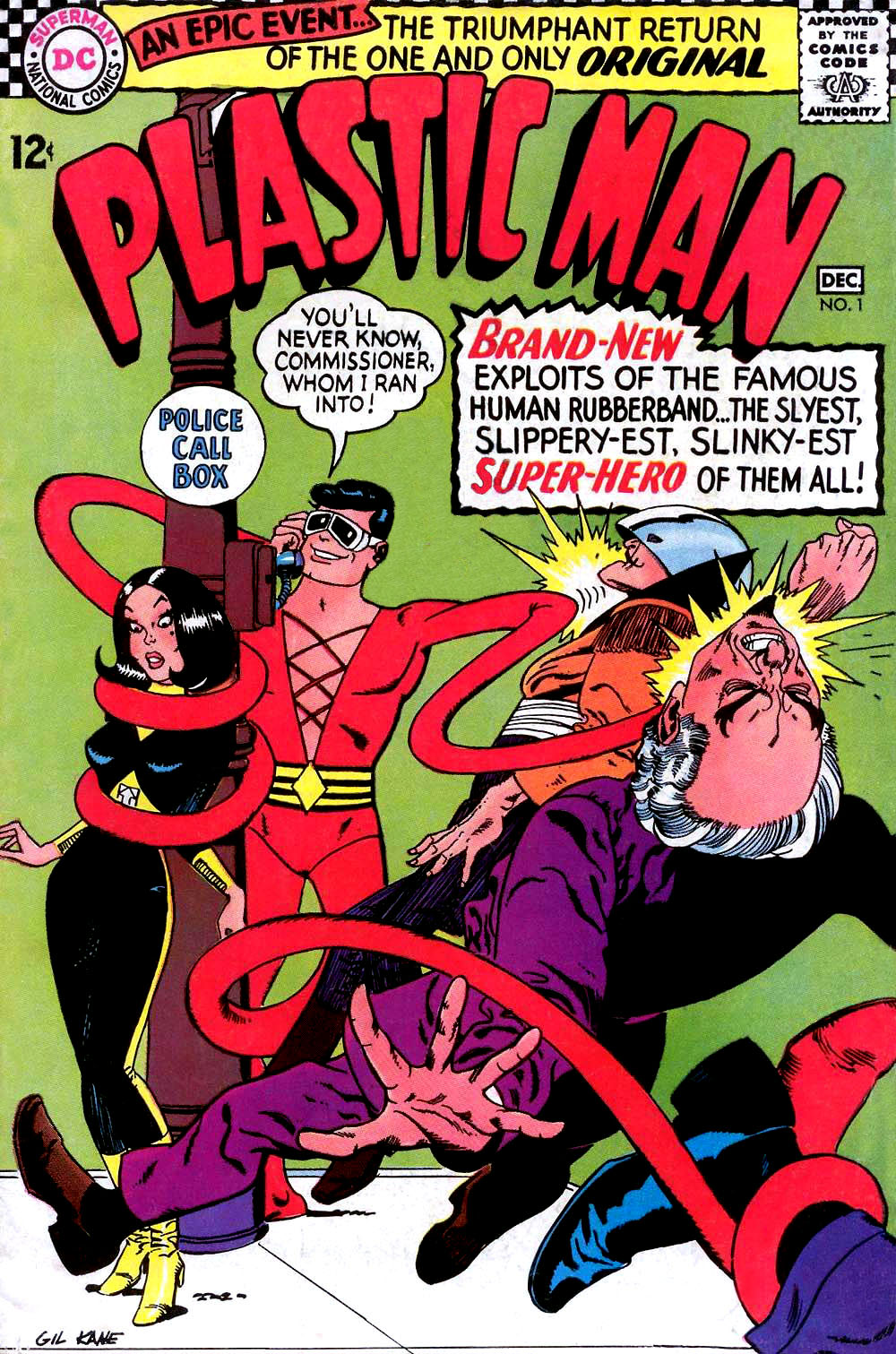 Read online Plastic Man (1966) comic -  Issue #1 - 1