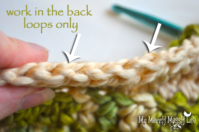 Ribbed Baby Cocoon Crochet Pattern - Step 2