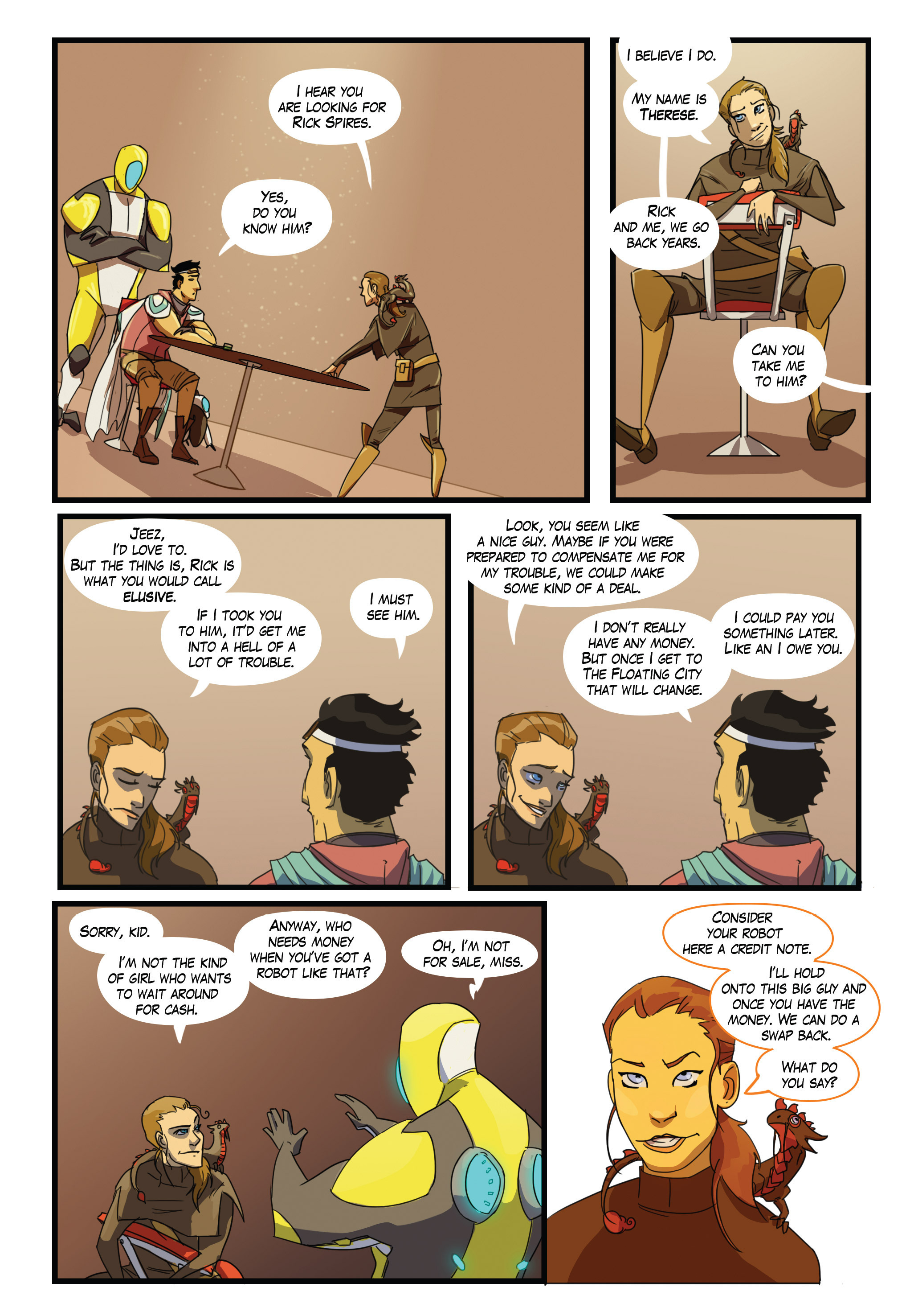 Read online Scavenger comic -  Issue #2 - 14