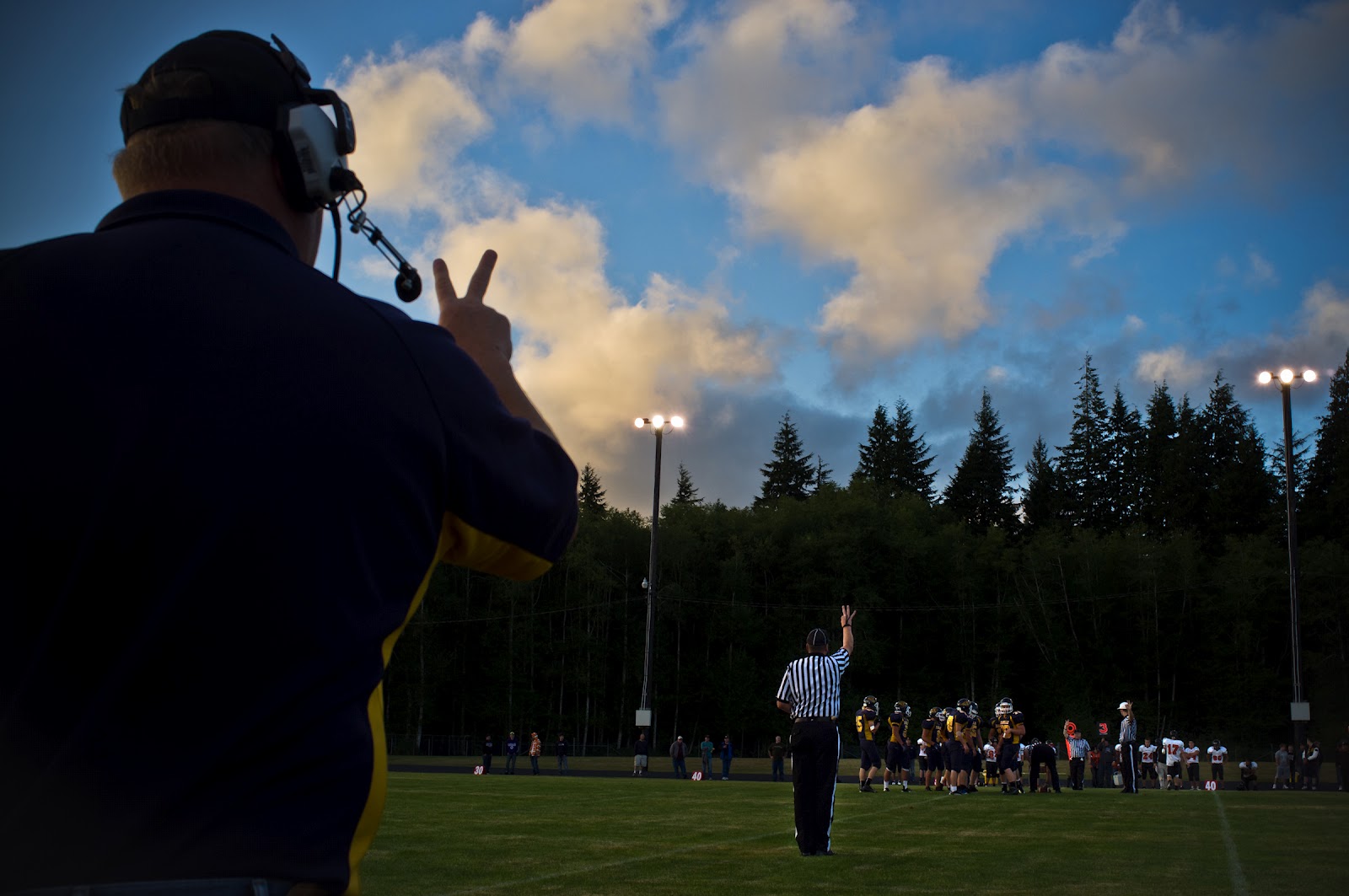 Picture Window photo blog Football season opener, Naselle, Wa.