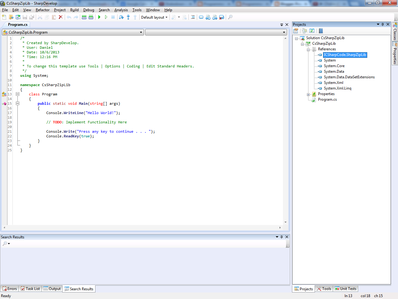 Programmer's Ranch C Extracting Zipped Files with SharpZipLib