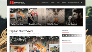 Novelo Blog Blogger Template Novelo Blog Blogger Template