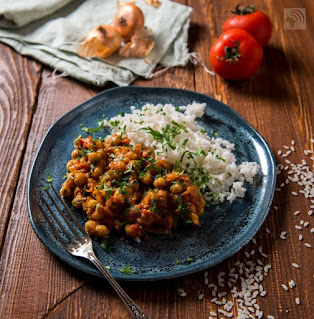 Sizzling Curry Powder Chickpeas