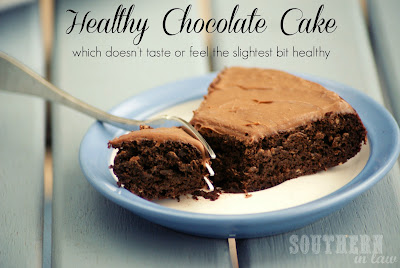 Healthy Chocolate Cake - Vegan, Gluten Free, Low Fat, Low Calorie