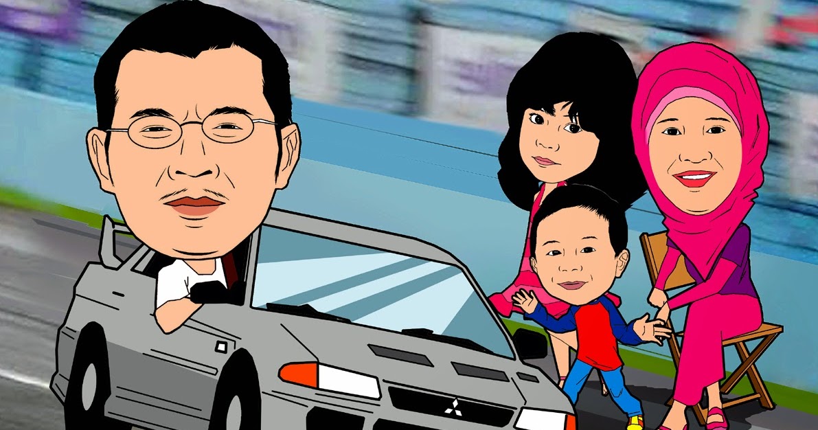  Kumpulan  Gambar  Karikatur Orang Naik Mobil Ramai rami Puzzze