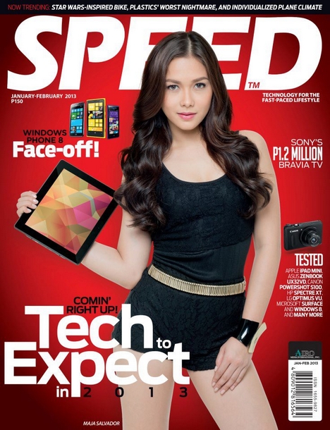 Maja Salvador on the cover of SPEED